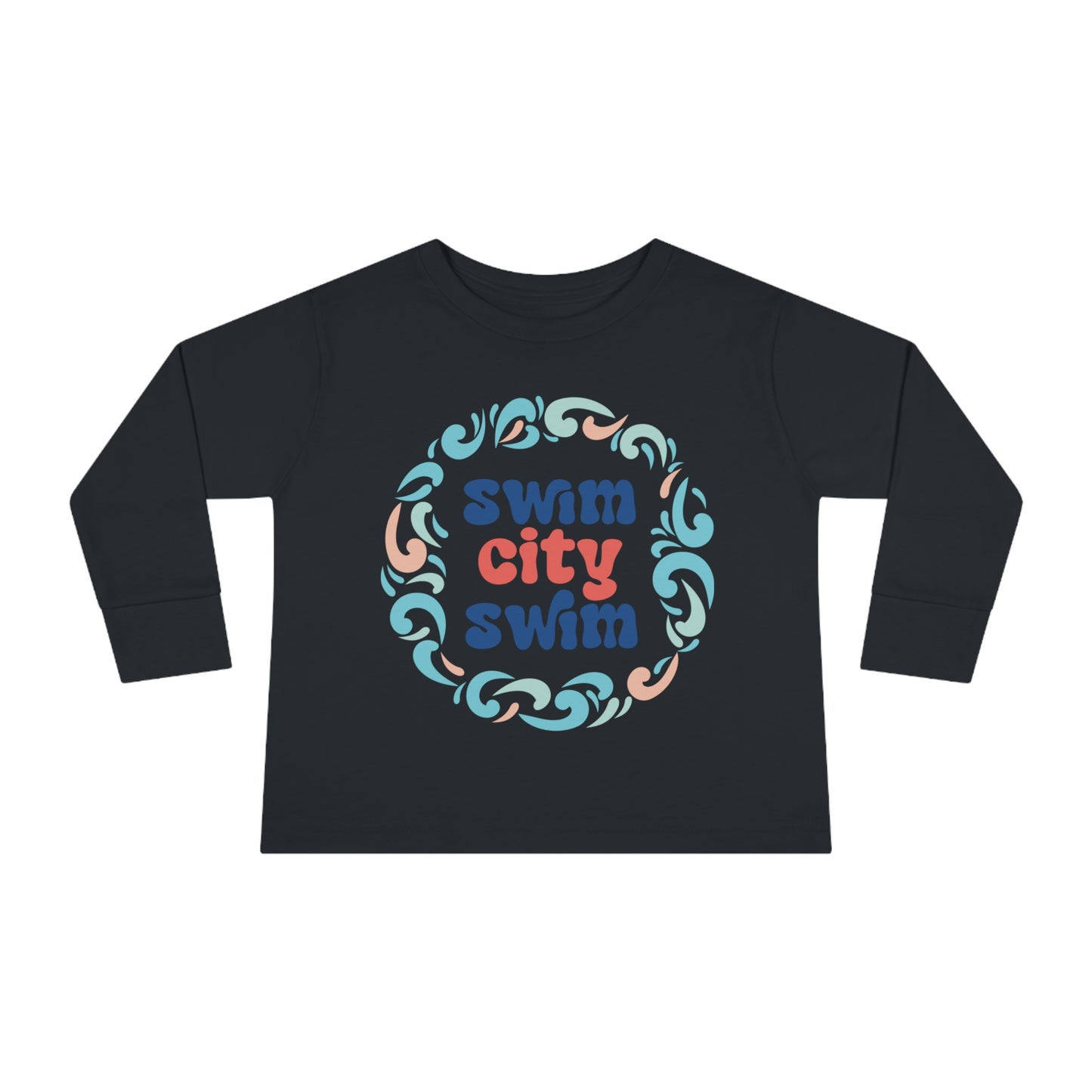 SwimCity Logo Toddler Long Sleeve Tee