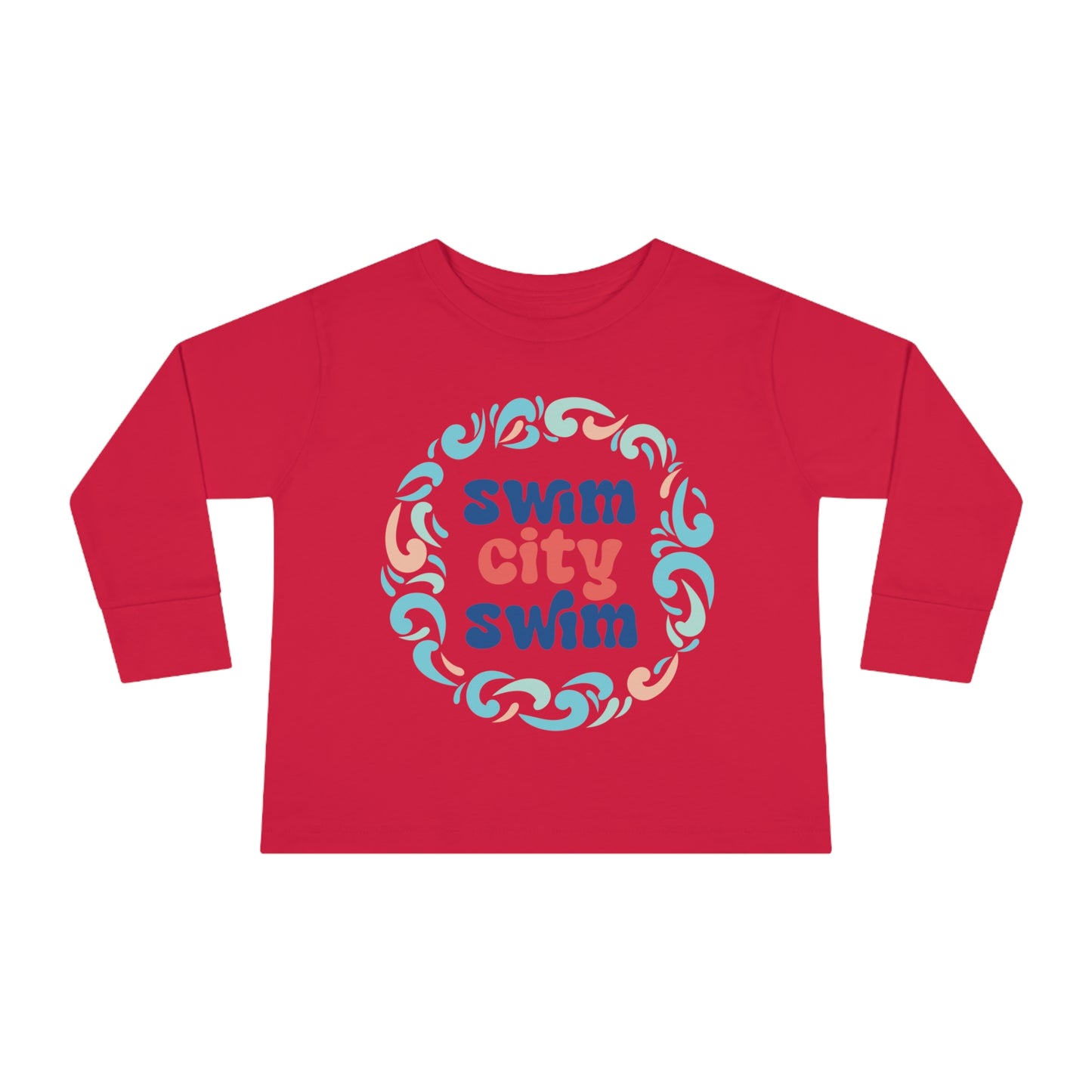 SwimCity Logo Toddler Long Sleeve Tee