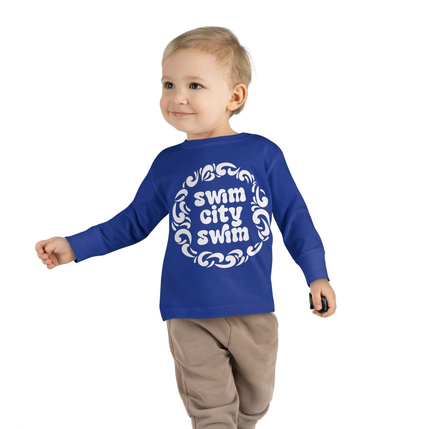 SwimCity Logo Toddler Long Sleeve Tee