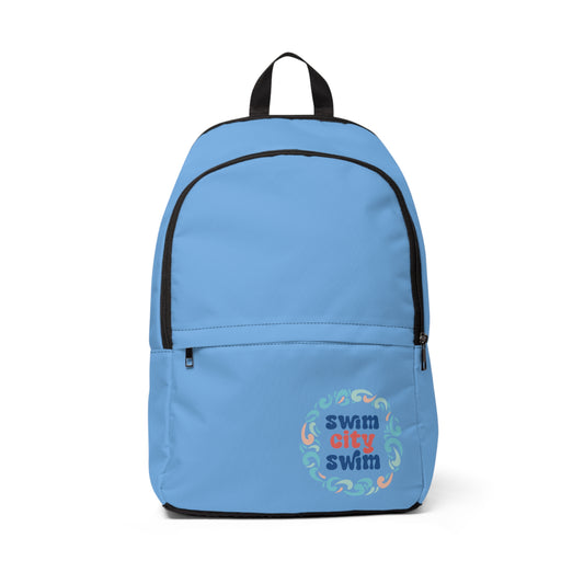 SwimCity Fabric Backpack - Blue