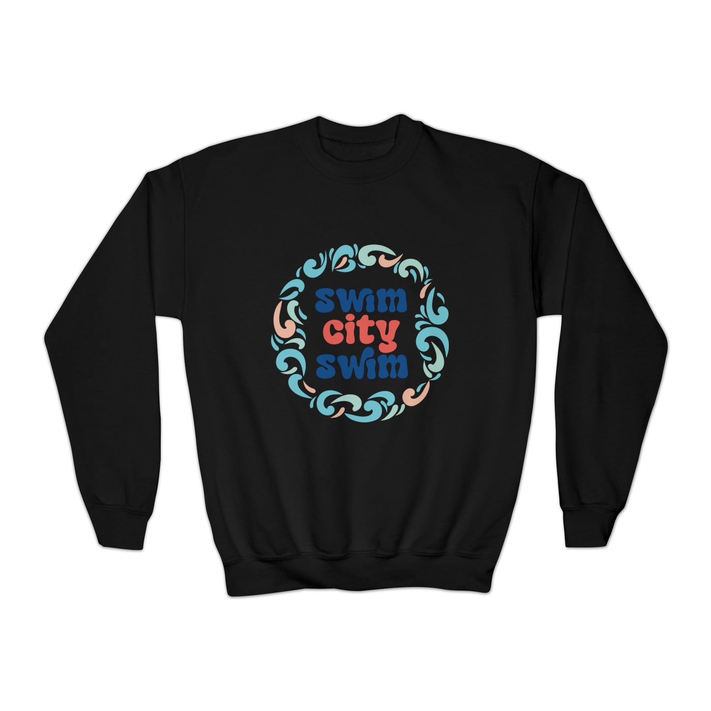 Youth SwimCity Logo Crewneck Sweatshirt