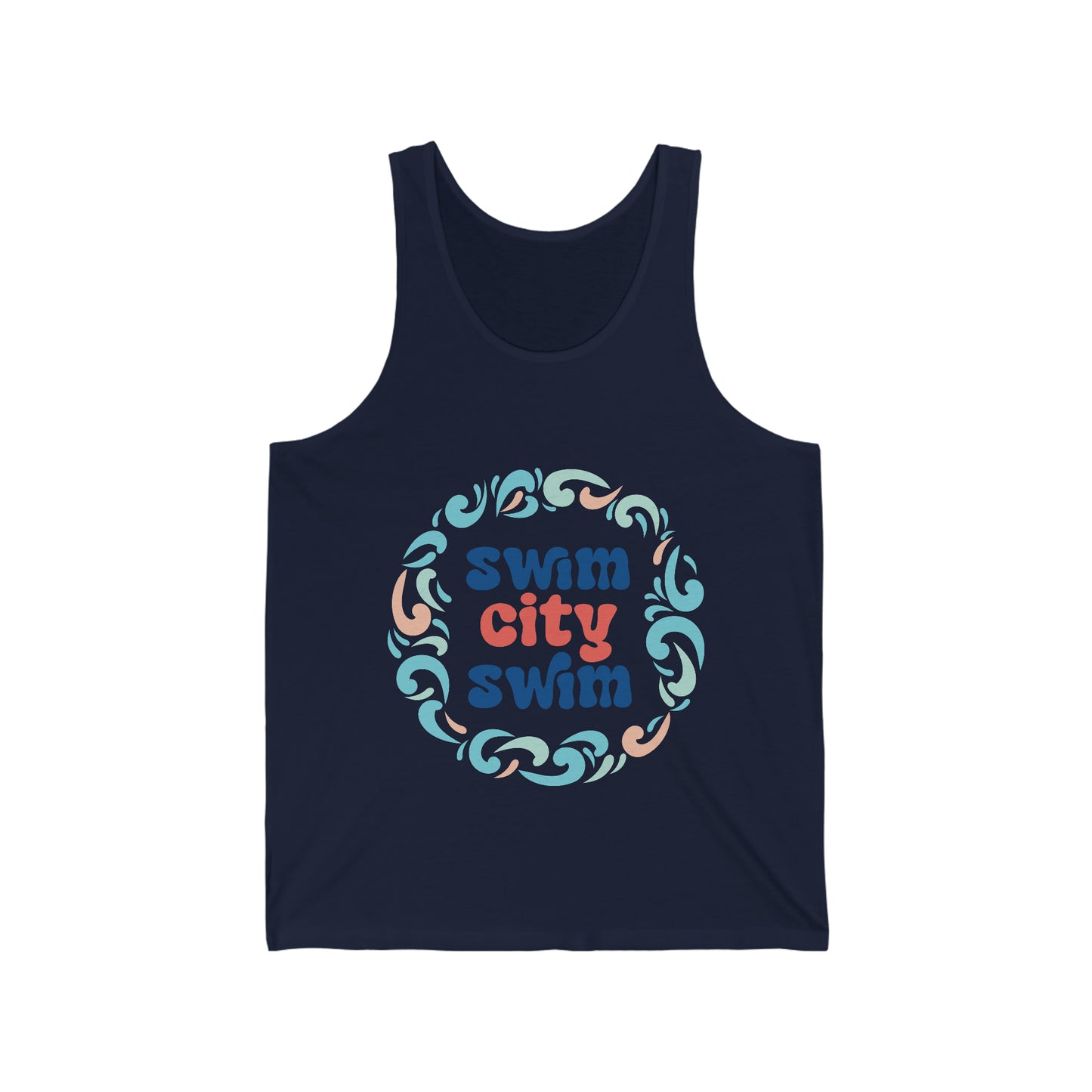 SwimCity Logo Unisex Jersey Tank