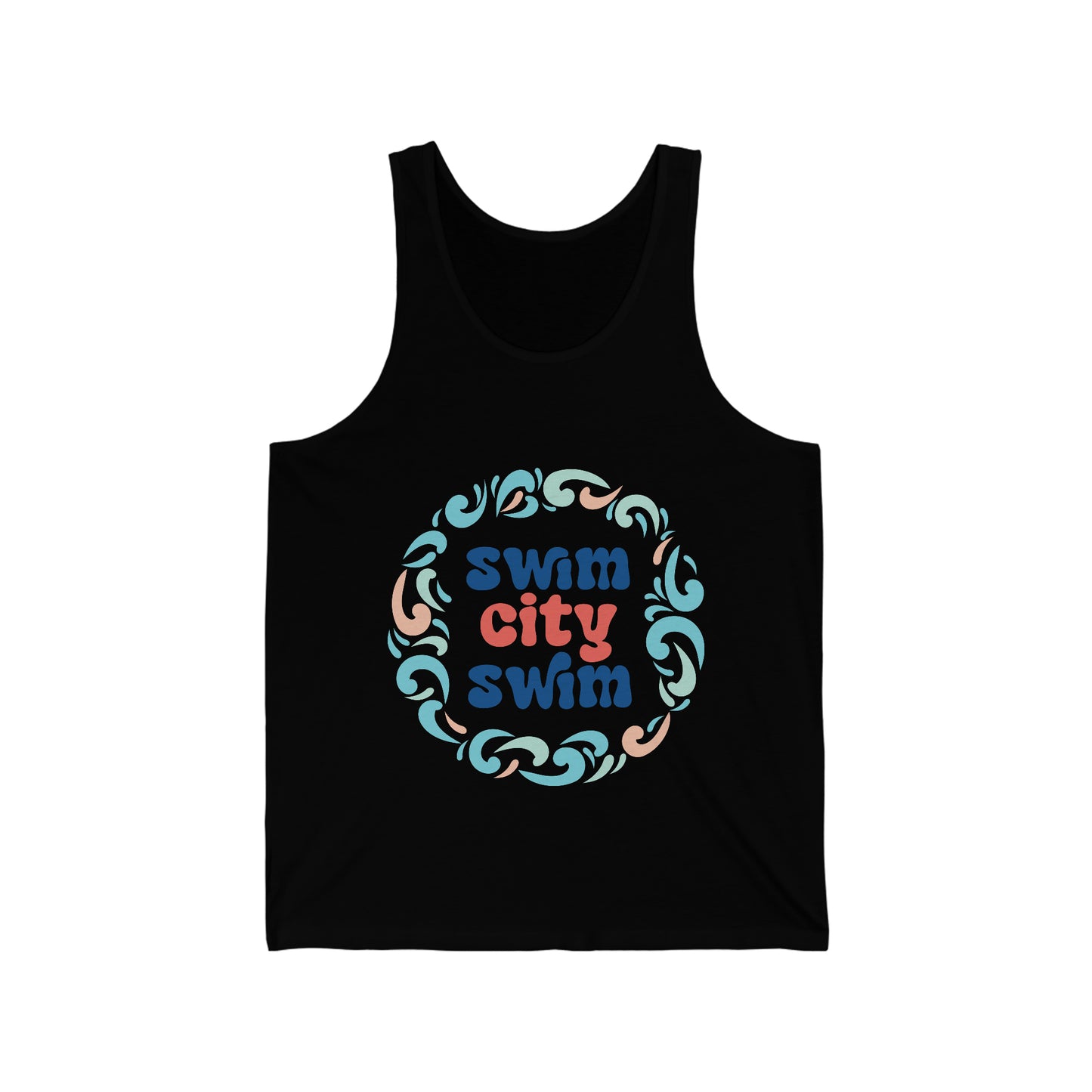 SwimCity Logo Unisex Jersey Tank