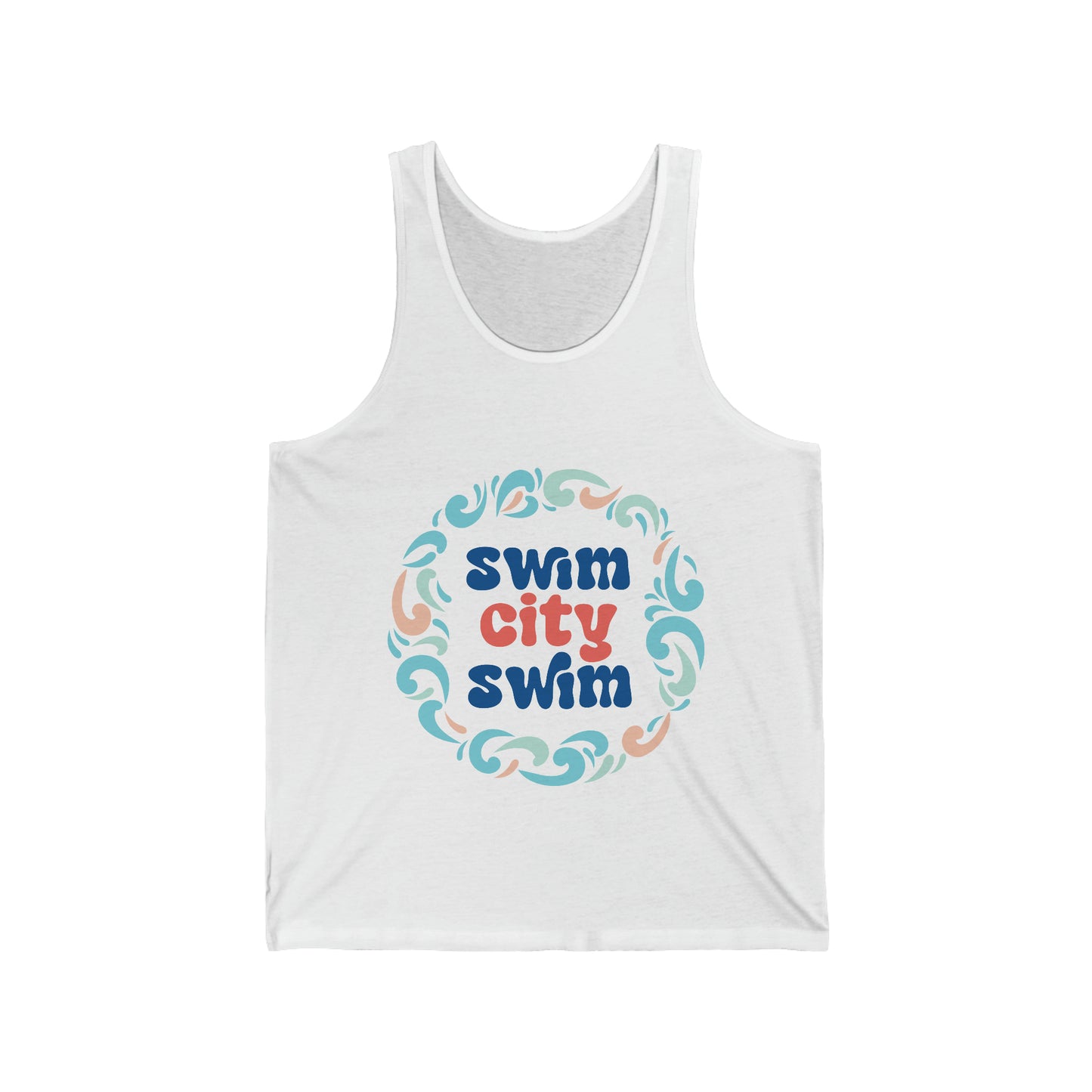 SwimCity Logo Unisex Jersey Tank