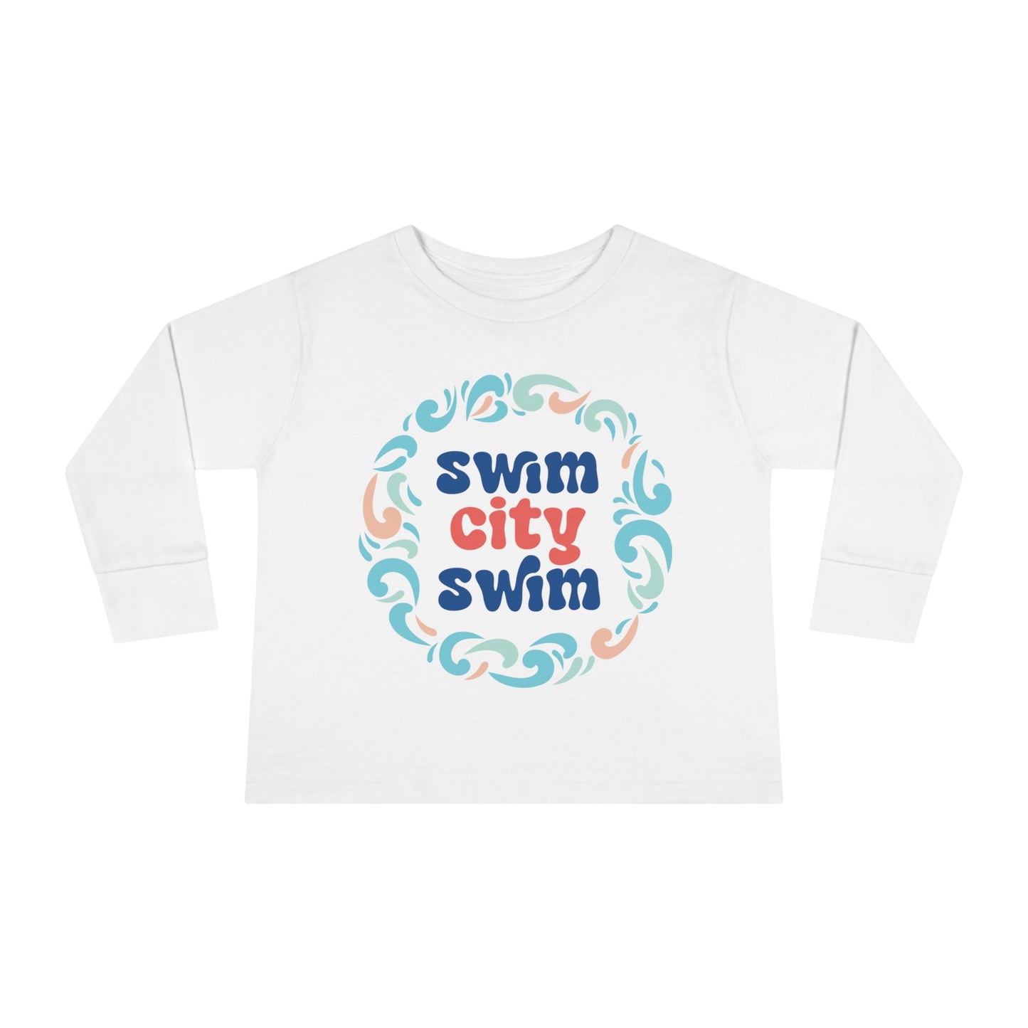 SwimCity Logo Toddler Long Sleeve Tee