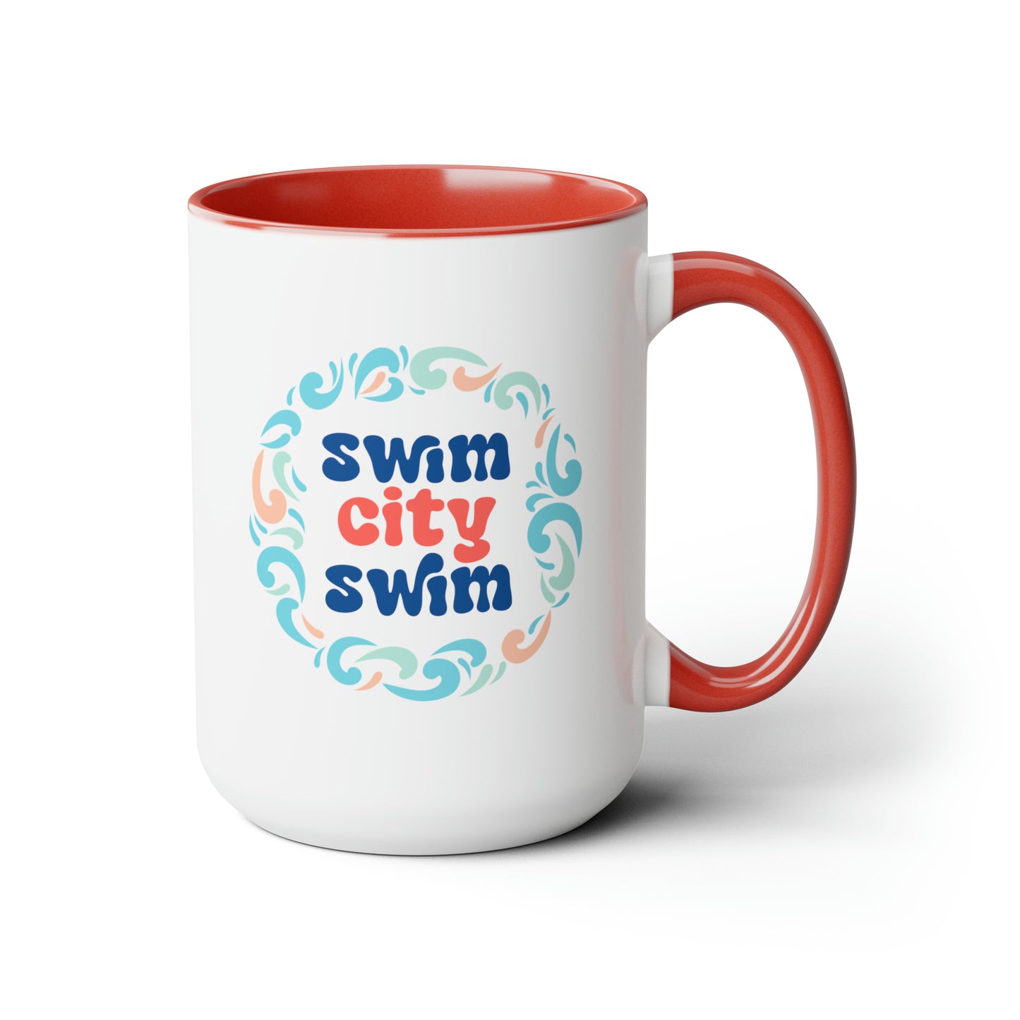 SwimCity Ceramic Mug, 15oz