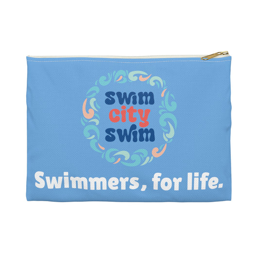 SwimCity Swimmers For Life Accessory Pouch - Blue