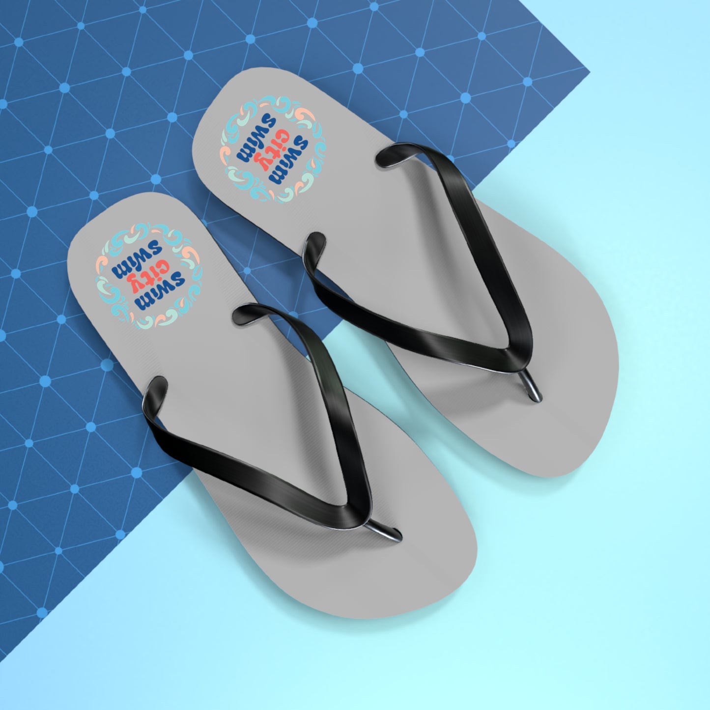 SwimCity Flip Flops - Grey