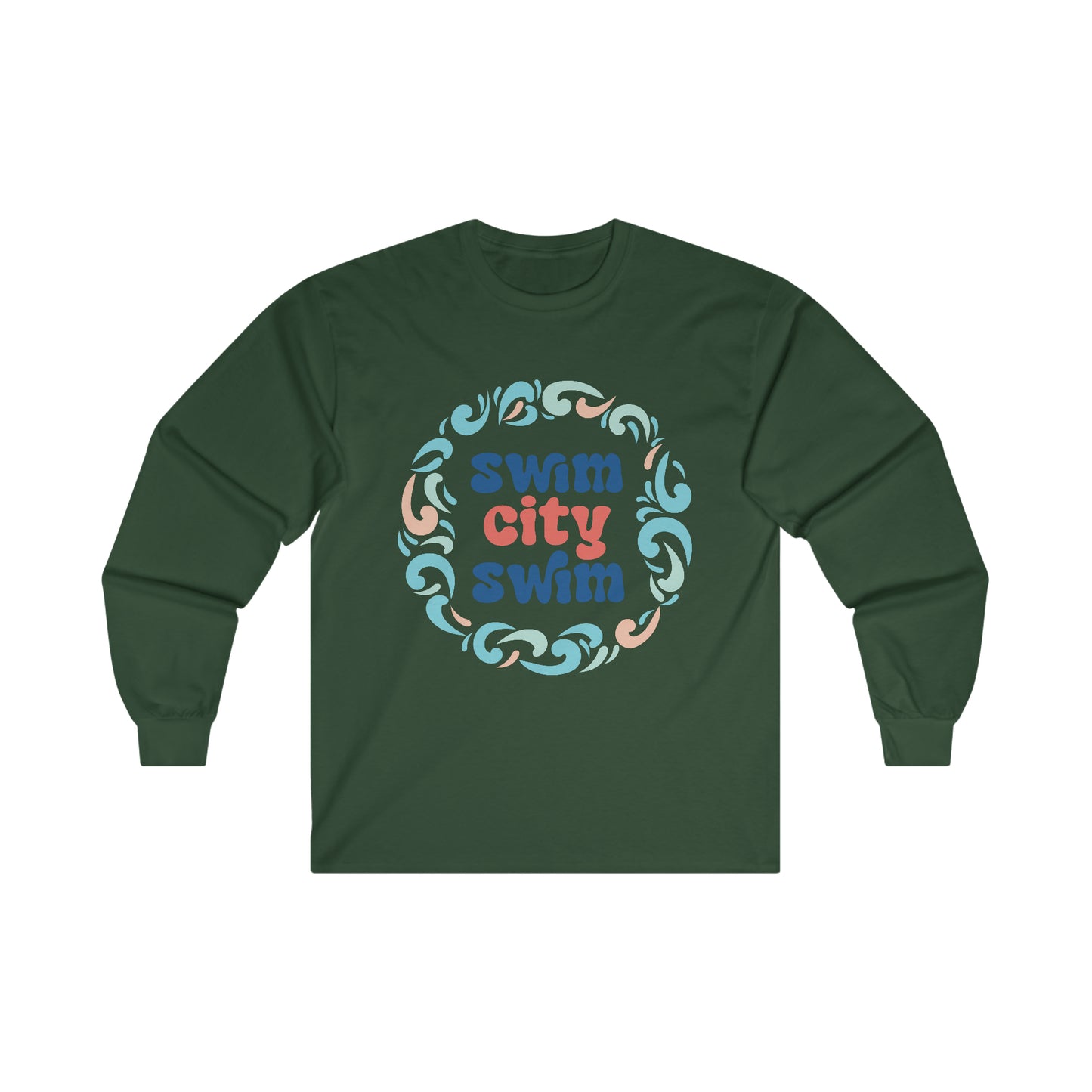 SwimCity Swimmers For Life Ultra Cotton Long Sleeve Tee