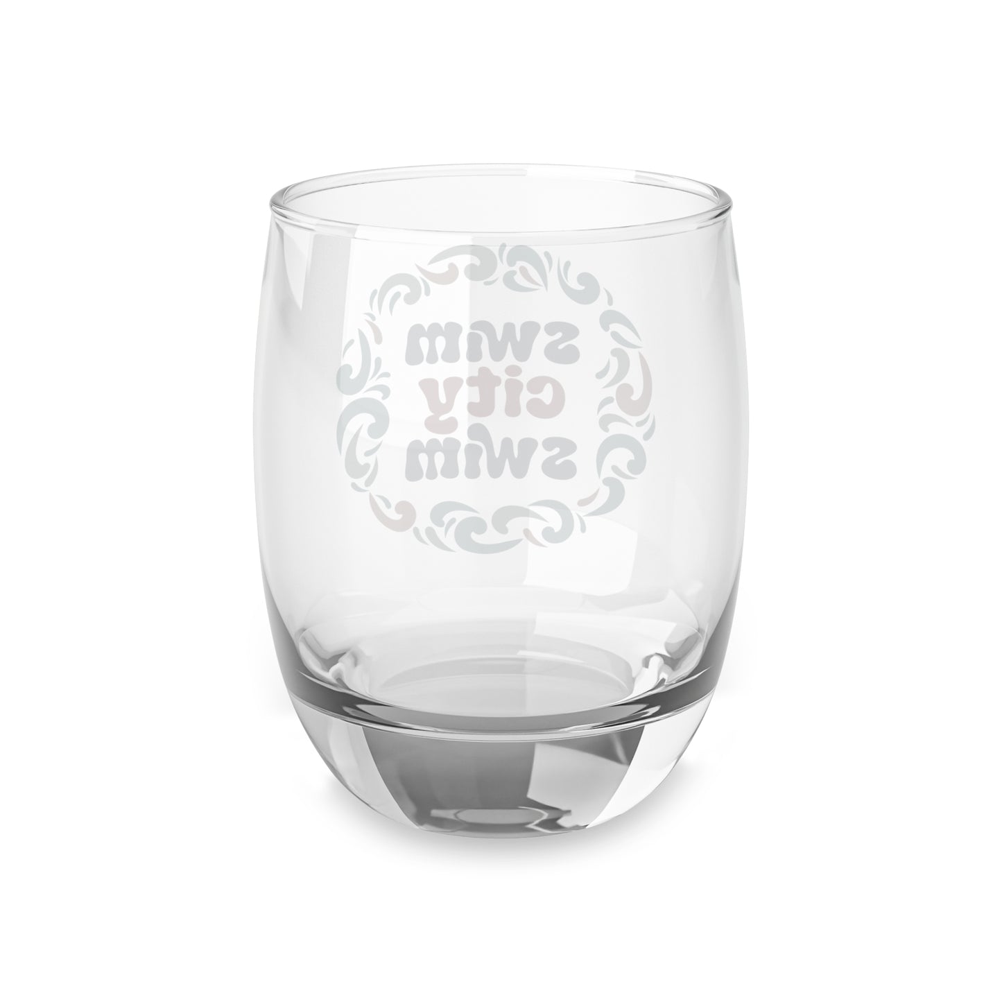 SwimCity Swim Logo Whiskey Glass