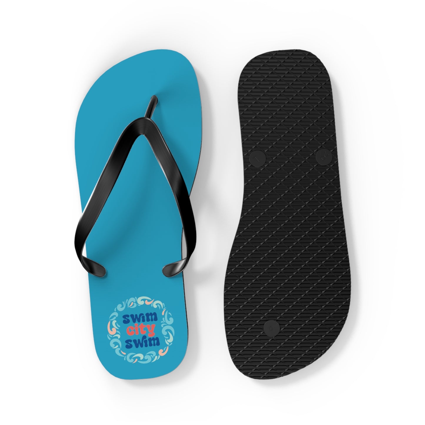 SwimCity Flip Flops - Turquoise