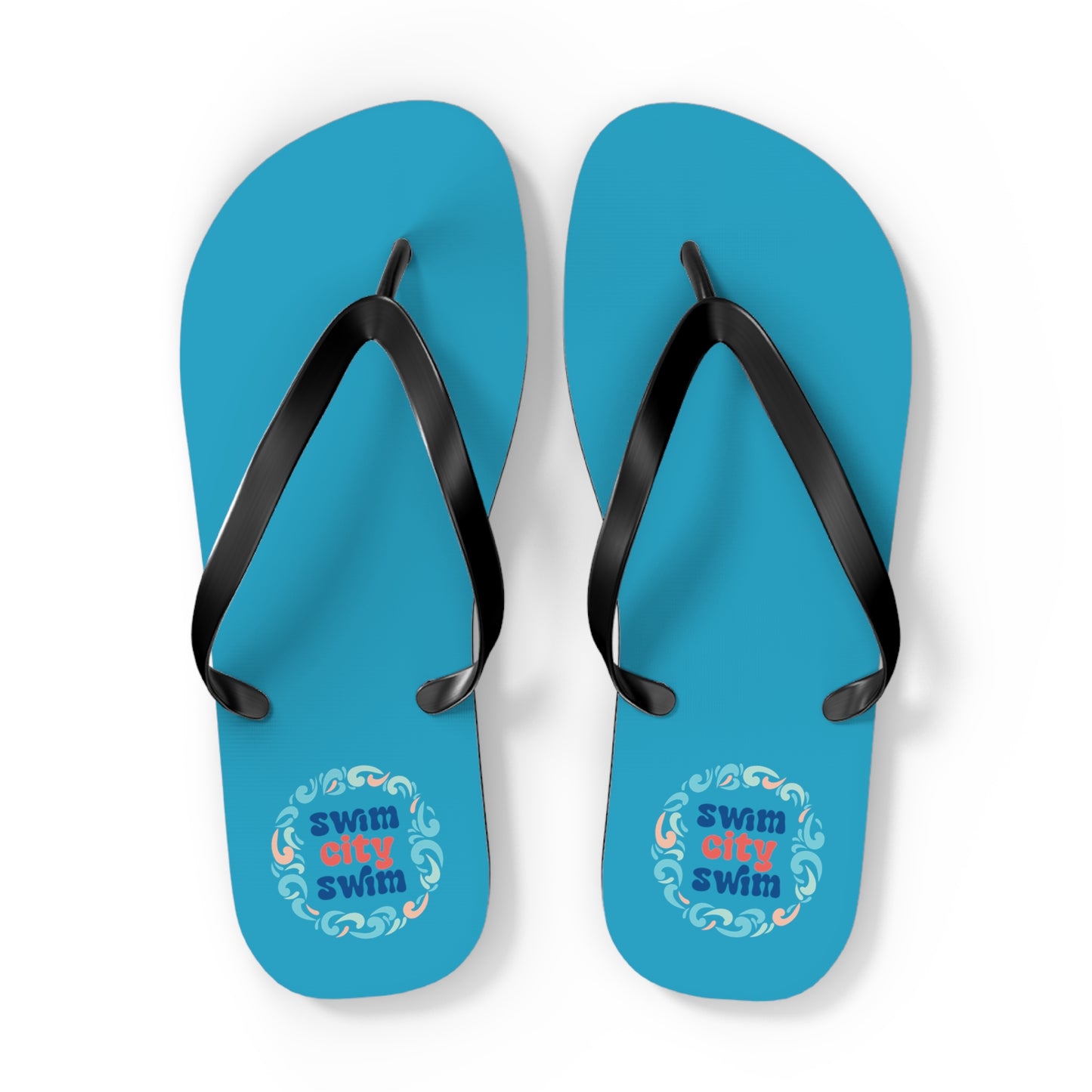 SwimCity Flip Flops - Turquoise