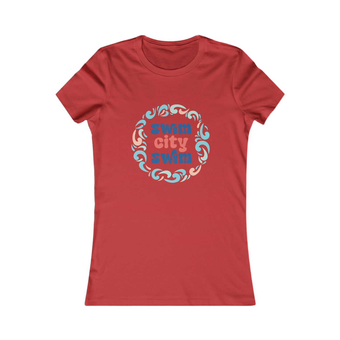 SwimCity Let's Swim Together Women's Favorite Tee