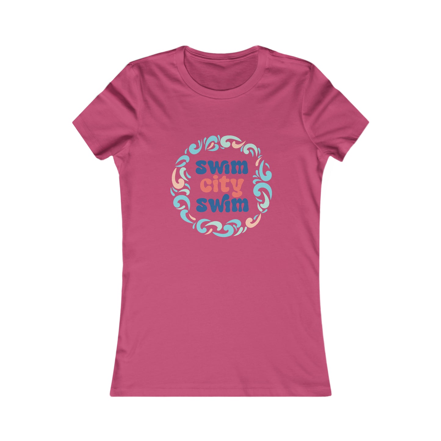 SwimCity Let's Swim Together Women's Favorite Tee