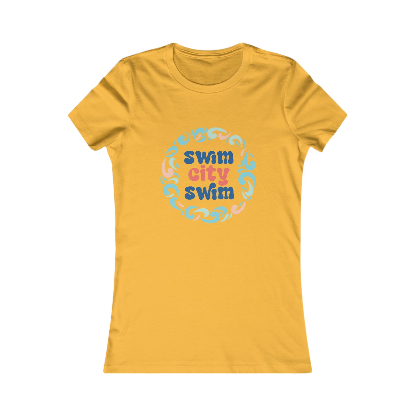 SwimCity Let's Swim Together Women's Favorite Tee