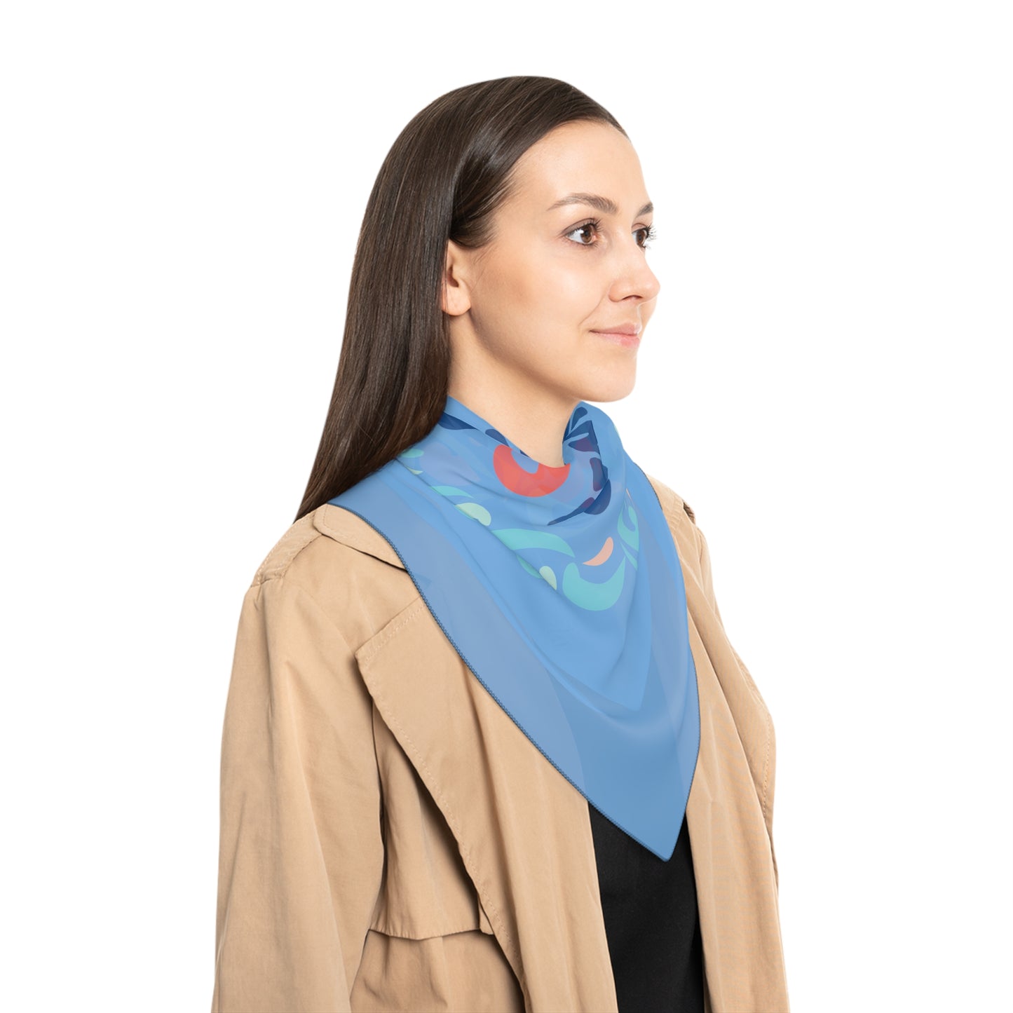 SwimCity Swim Logo Poly Scarf - Blue