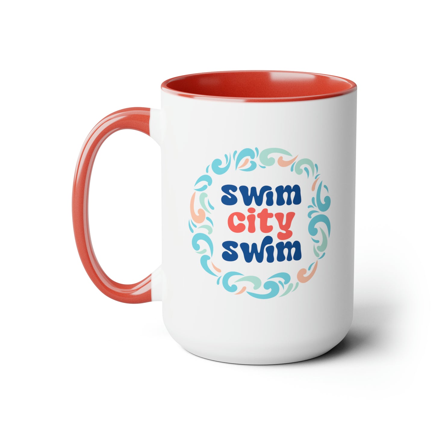 SwimCity Ceramic Mug, 15oz