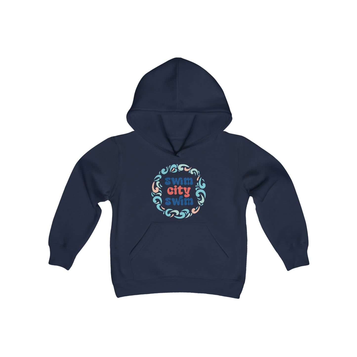 * Youth Heavy Blend SwimCity Hooded Sweatshirt *