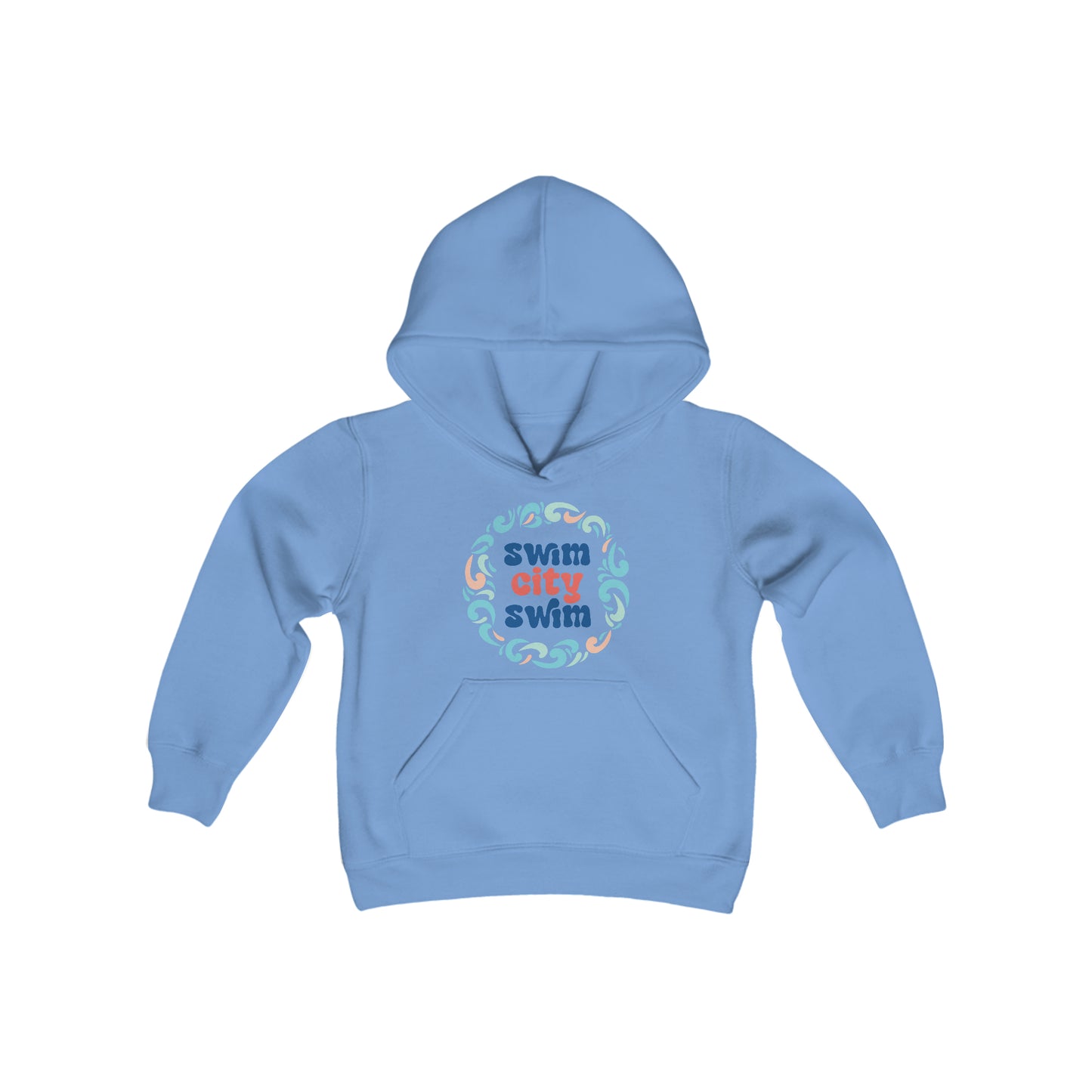 * Youth Heavy Blend SwimCity Hooded Sweatshirt *