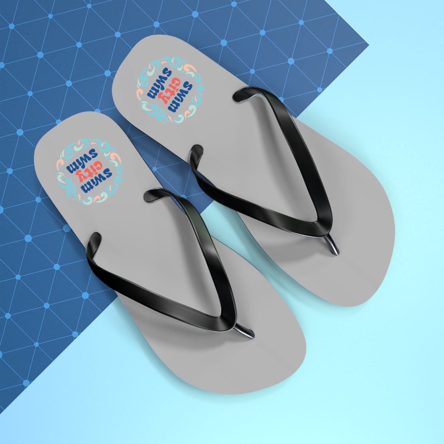 SwimCity Flip Flops - Grey