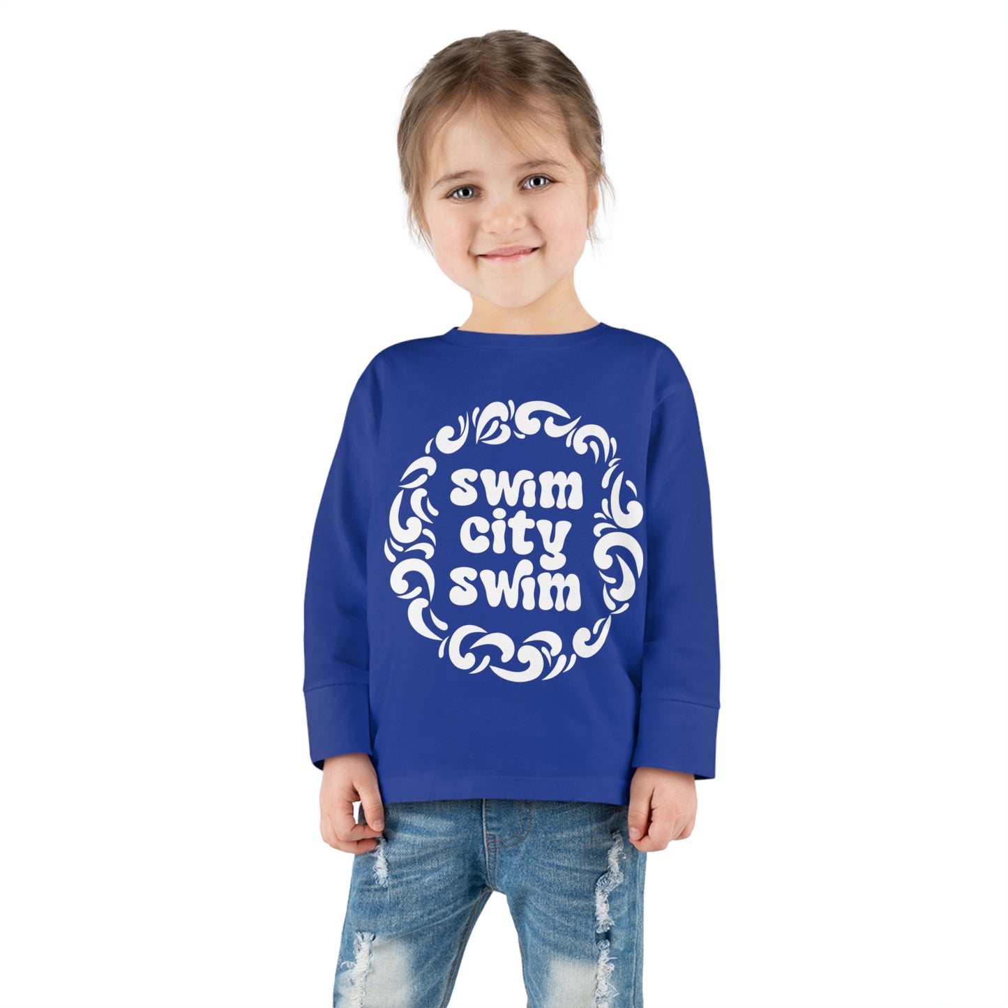 SwimCity Logo Toddler Long Sleeve Tee