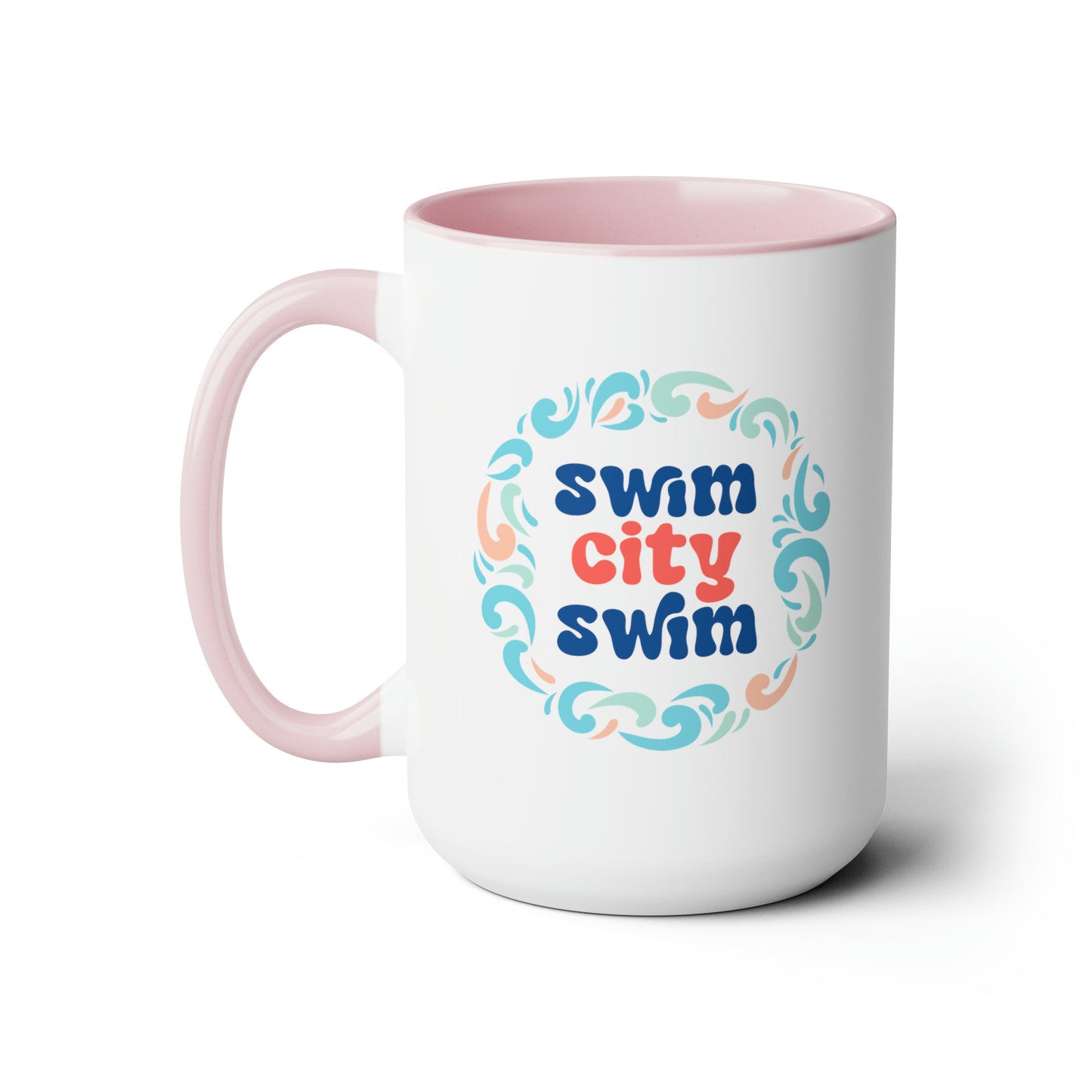 SwimCity Ceramic Mug, 15oz