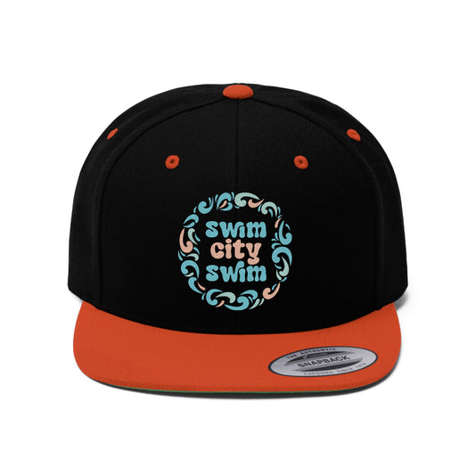 * SwimCity Swim Flat Bill Hat *