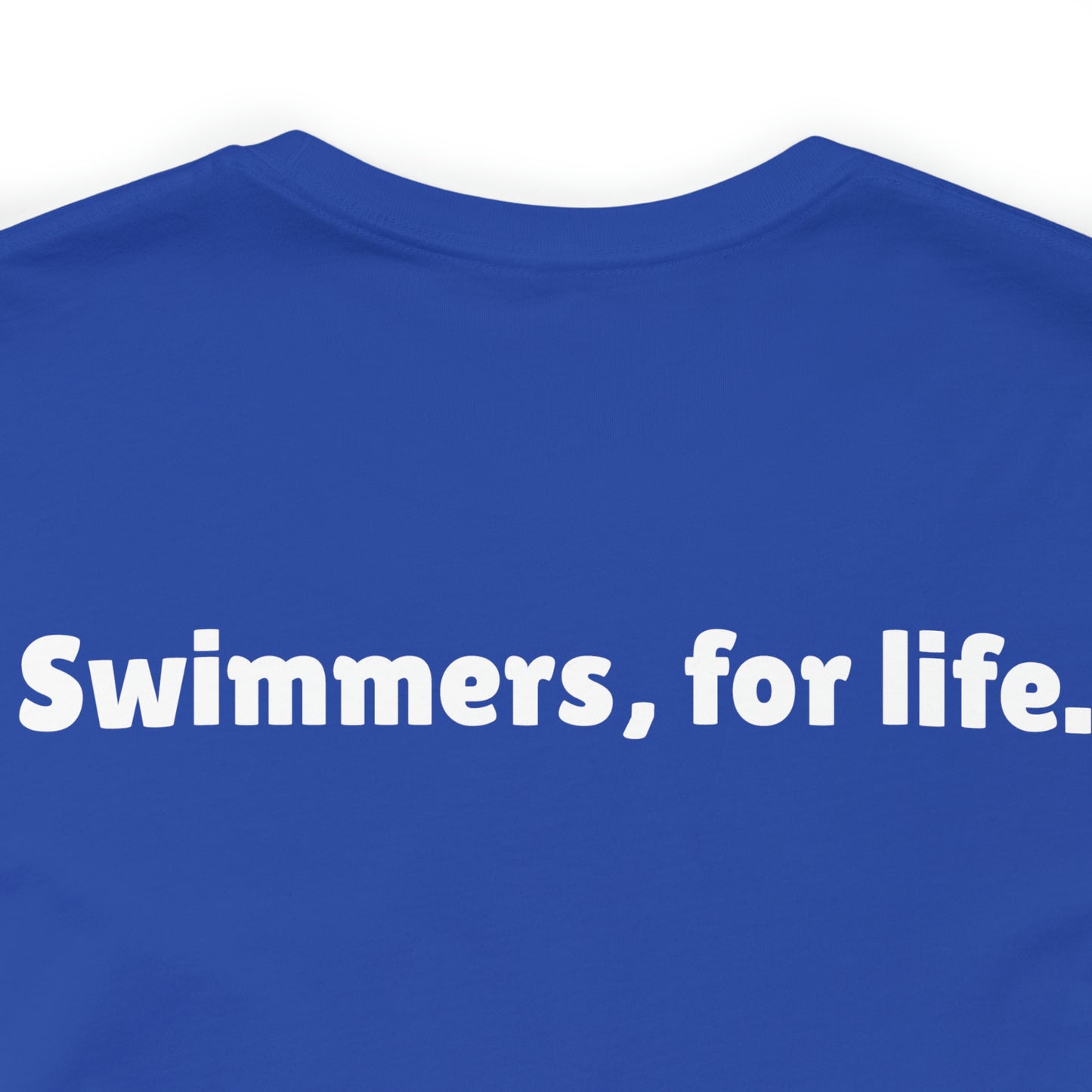 SwimCity Unisex Jersey Short Sleeve Logo Tee with Swimmers for Life