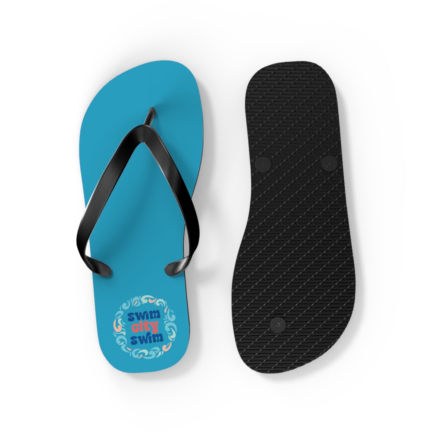 SwimCity Flip Flops - Turquoise