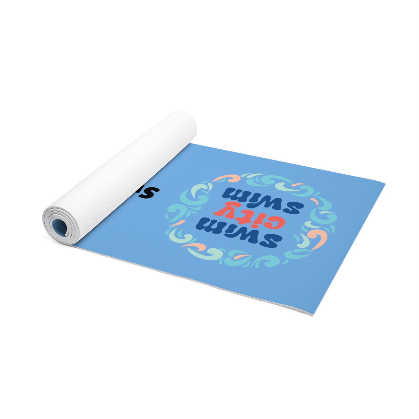 SwimCity Swim Logo Foam Yoga Mat