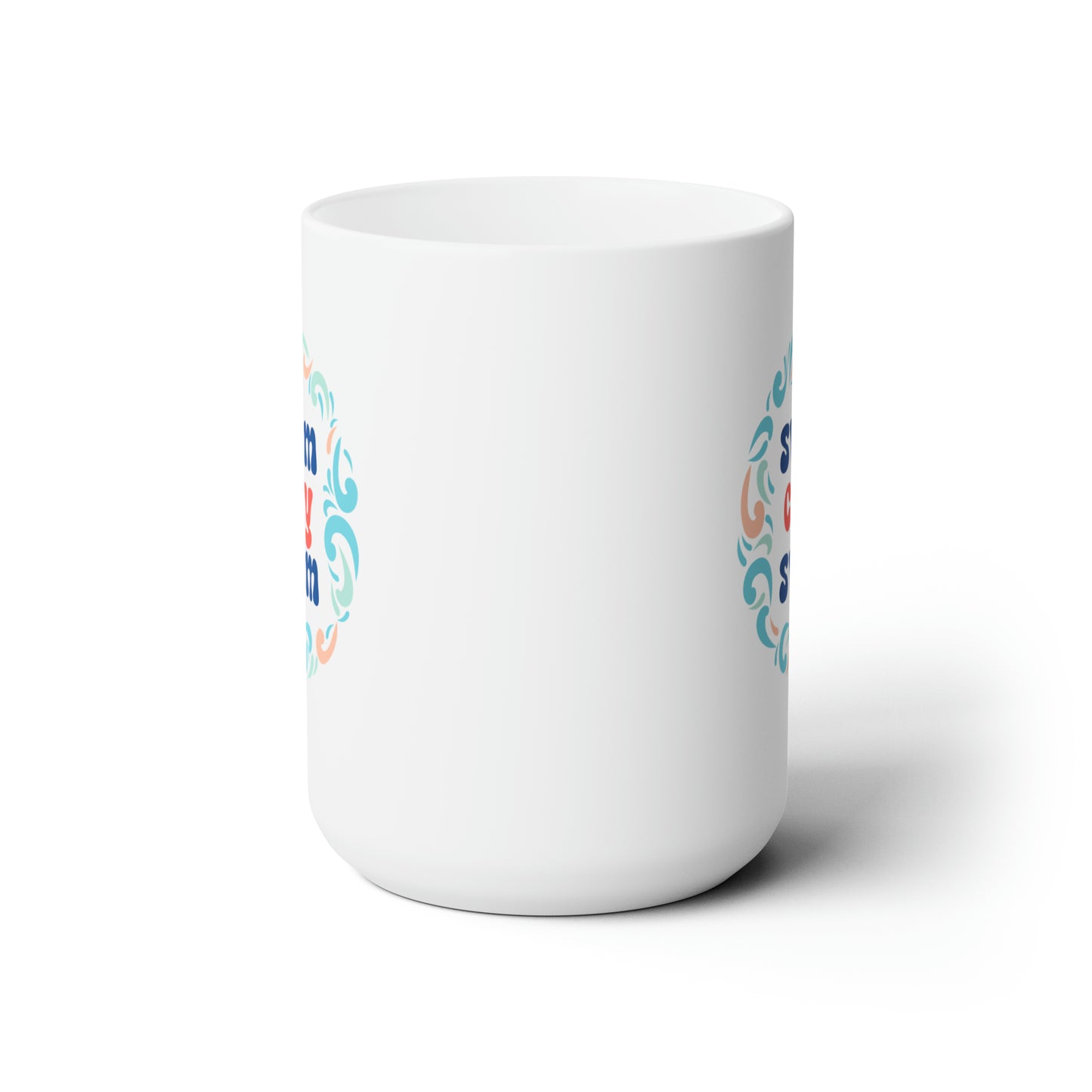 SwimCity Swim Ceramic Mug, 15oz