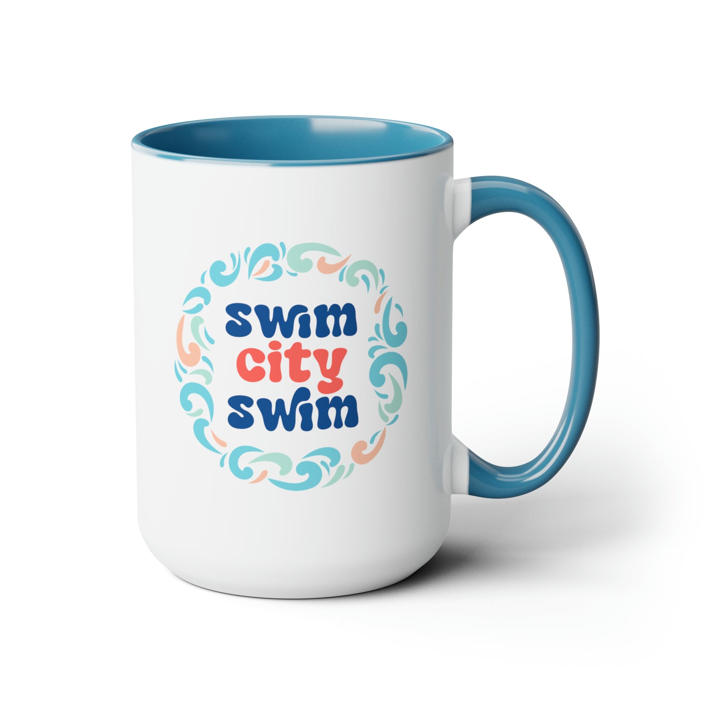 SwimCity Ceramic Mug, 15oz