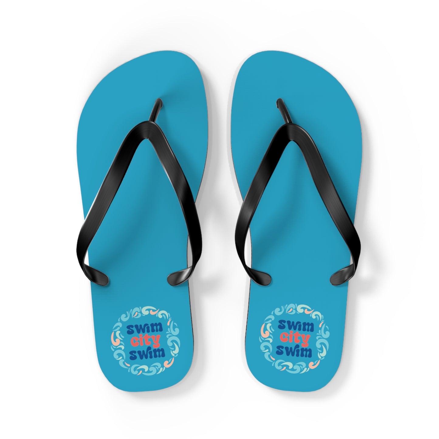 SwimCity Flip Flops - Turquoise