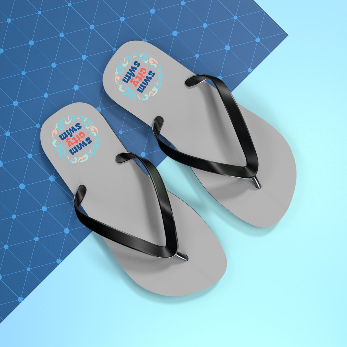 SwimCity Flip Flops - Grey