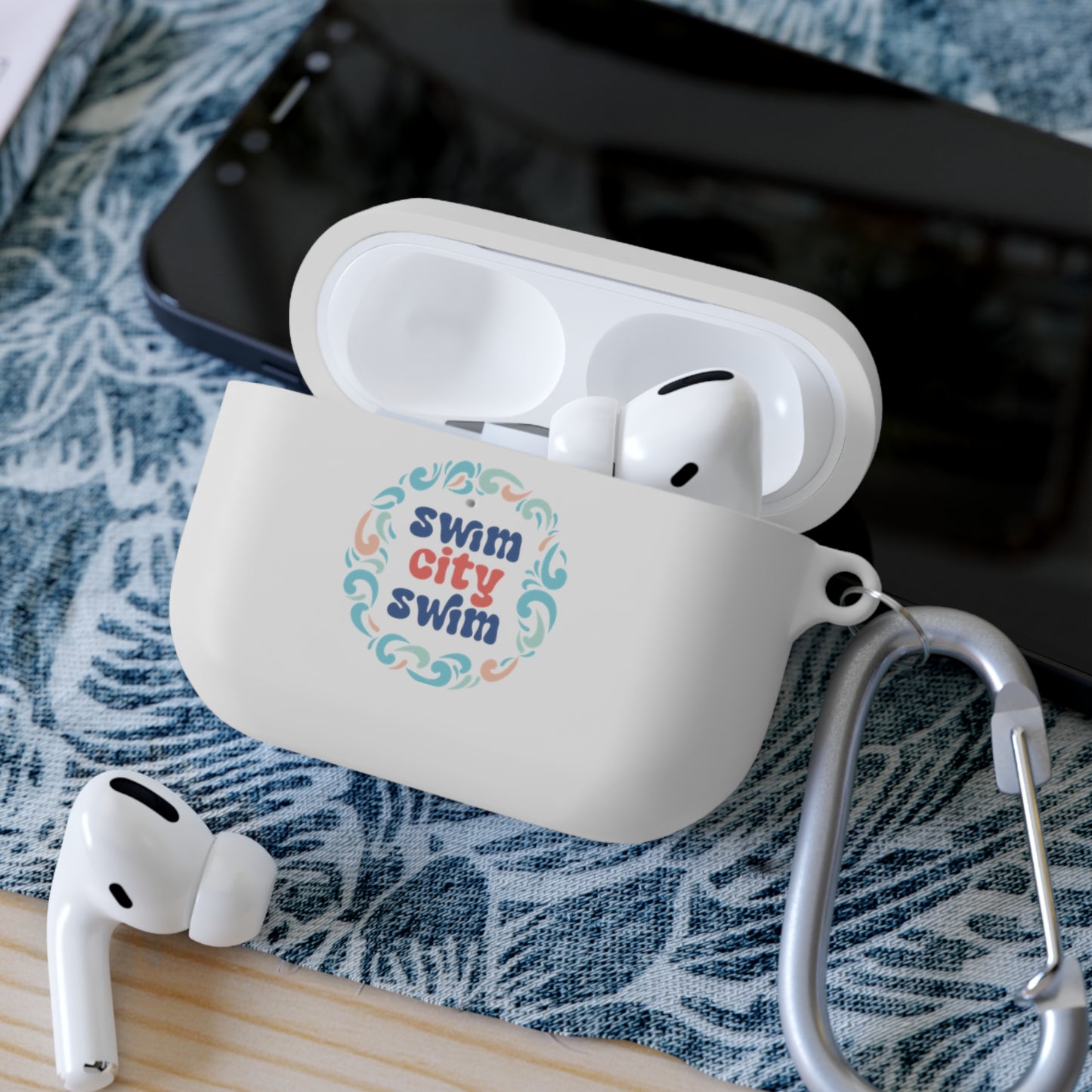 SwimCity Logo AirPods and AirPods Pro Case Cover