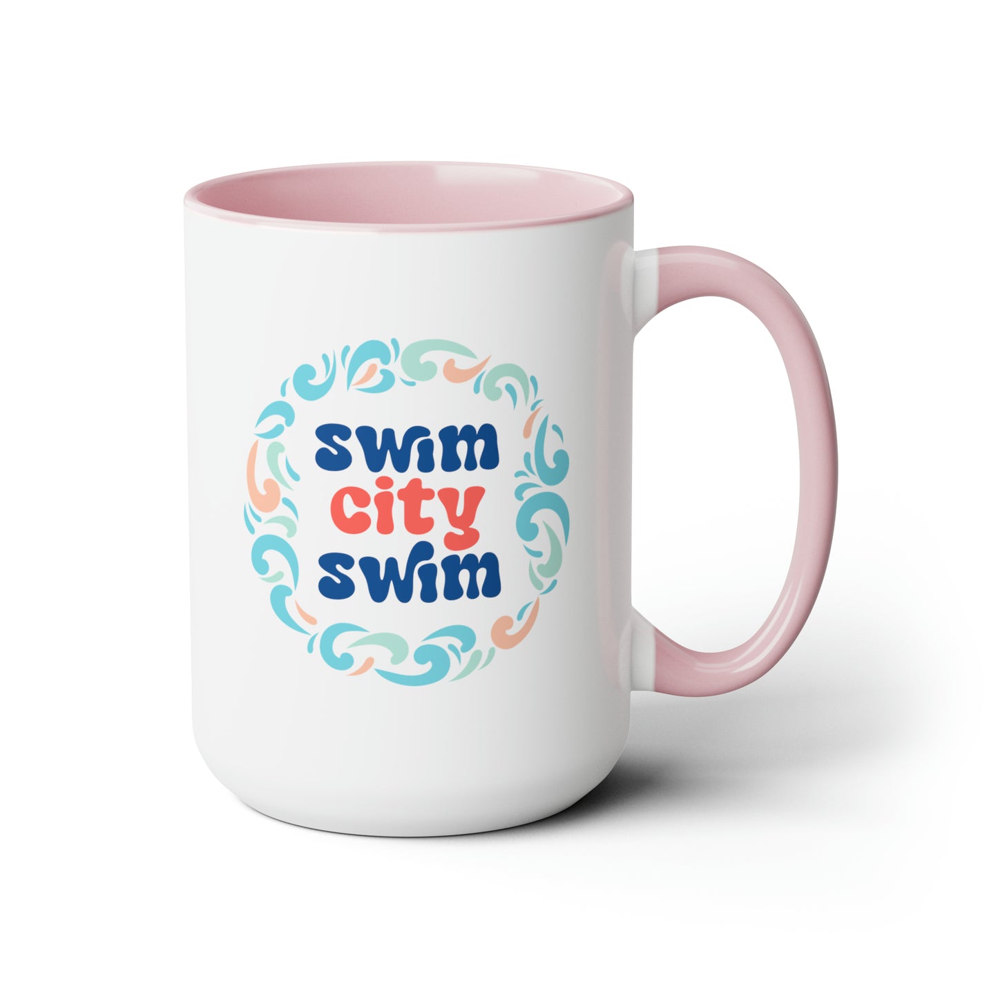 SwimCity Ceramic Mug, 15oz