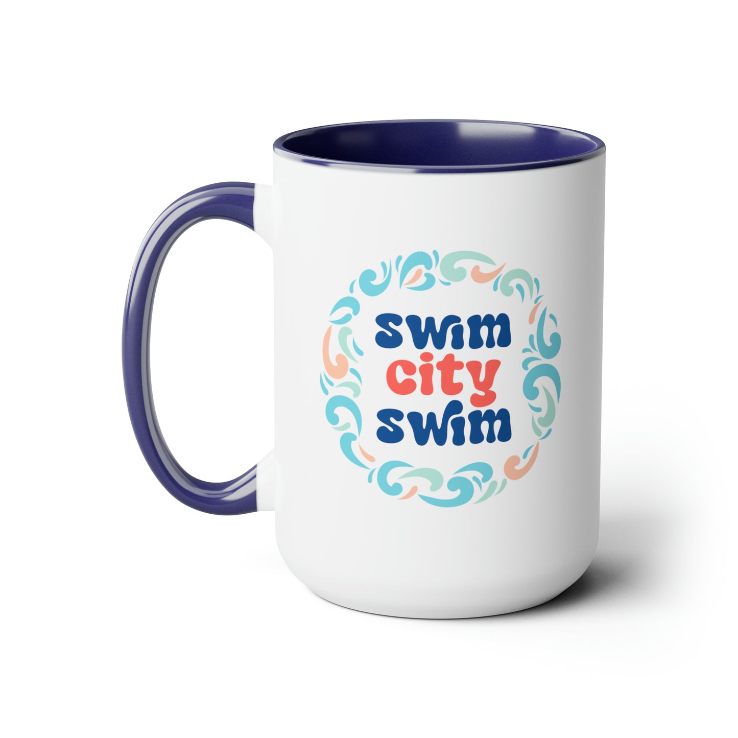 SwimCity Ceramic Mug, 15oz