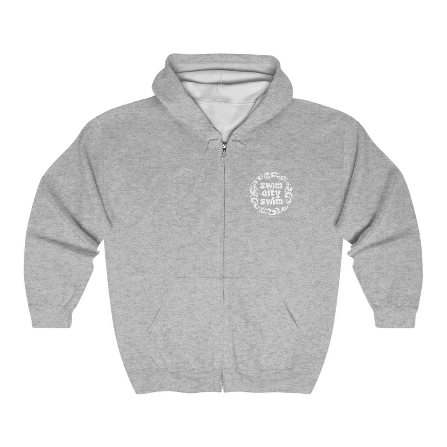 * Adult - SwimCity Swimmers for Life Zip Up Hoodie *