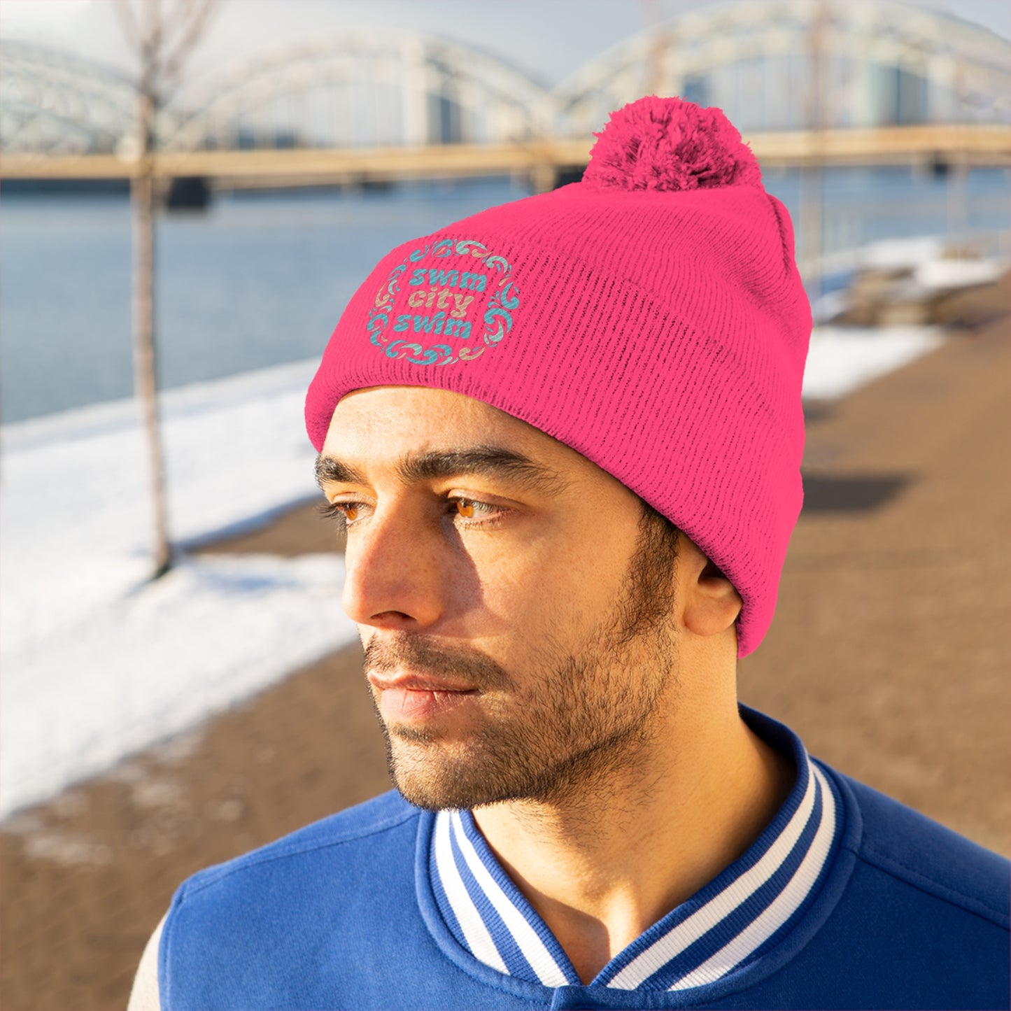 SwimCity Pom Pom Beanie