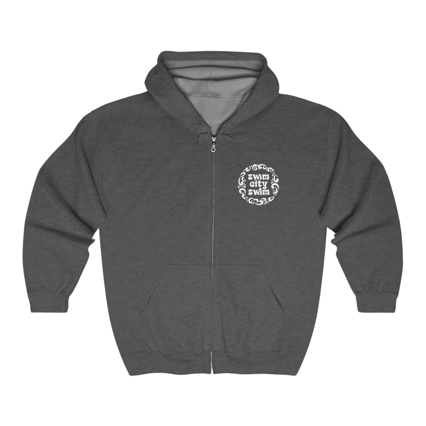 * Adult - SwimCity Swimmers for Life Zip Up Hoodie *