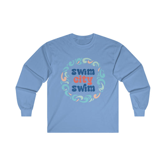 SwimCity Logo Ultra Cotton Long Sleeve Tee