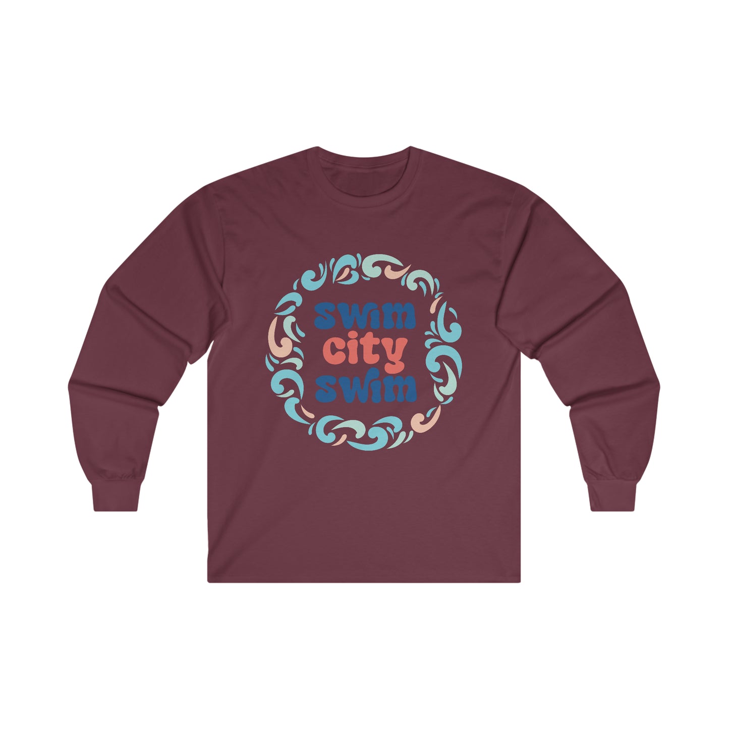 SwimCity Logo Ultra Cotton Long Sleeve Tee