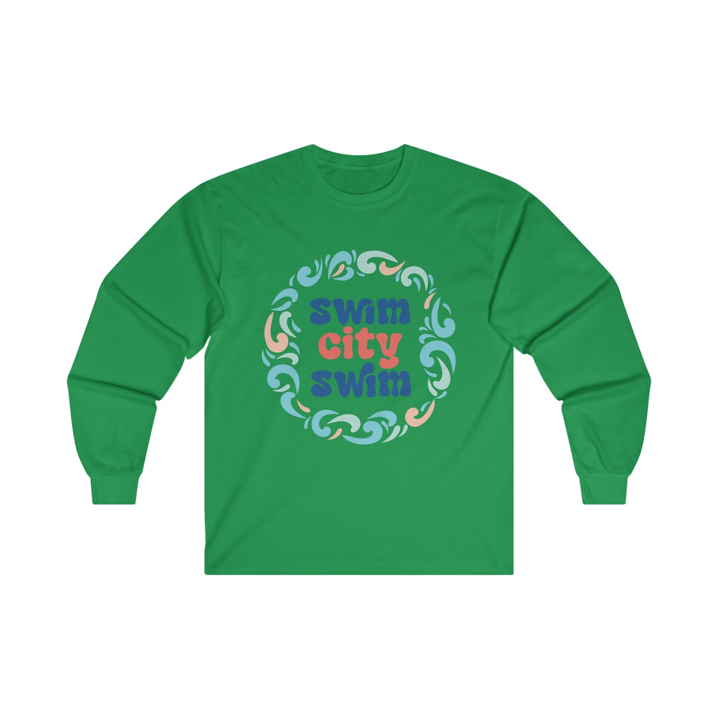 SwimCity Logo Ultra Cotton Long Sleeve Tee