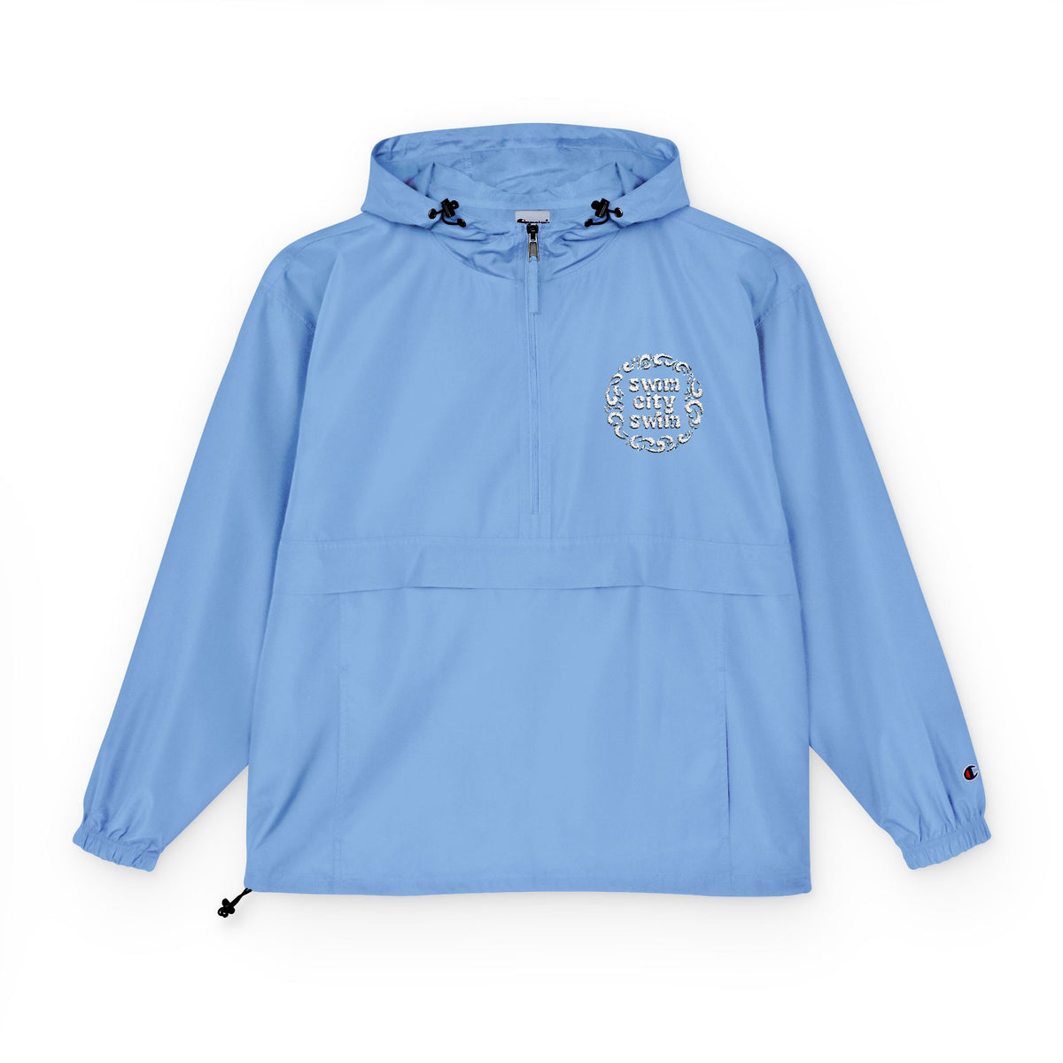 Lightweight Packable Anorak Jacket with Floral Design