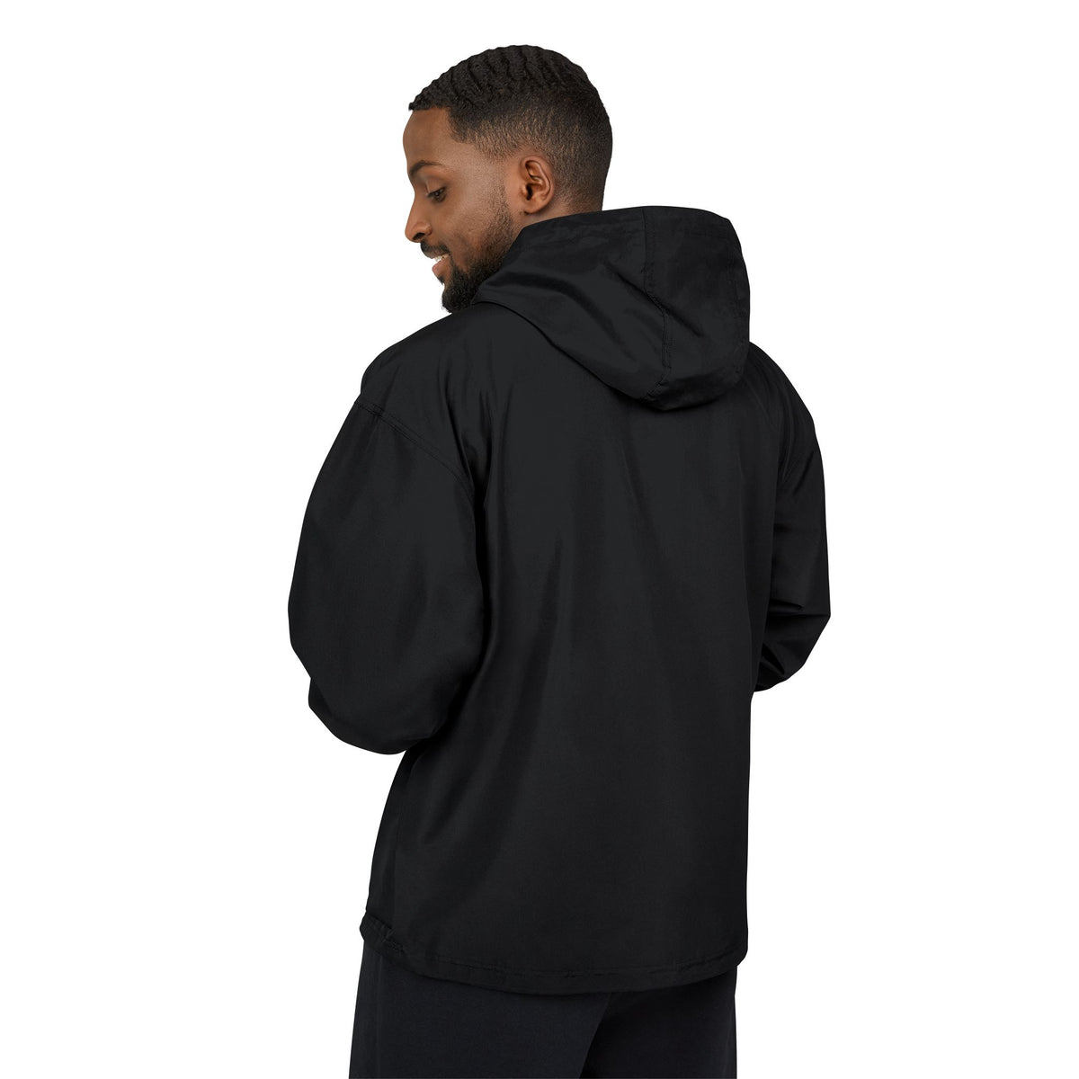 Lightweight Packable Anorak Jacket with Floral Design