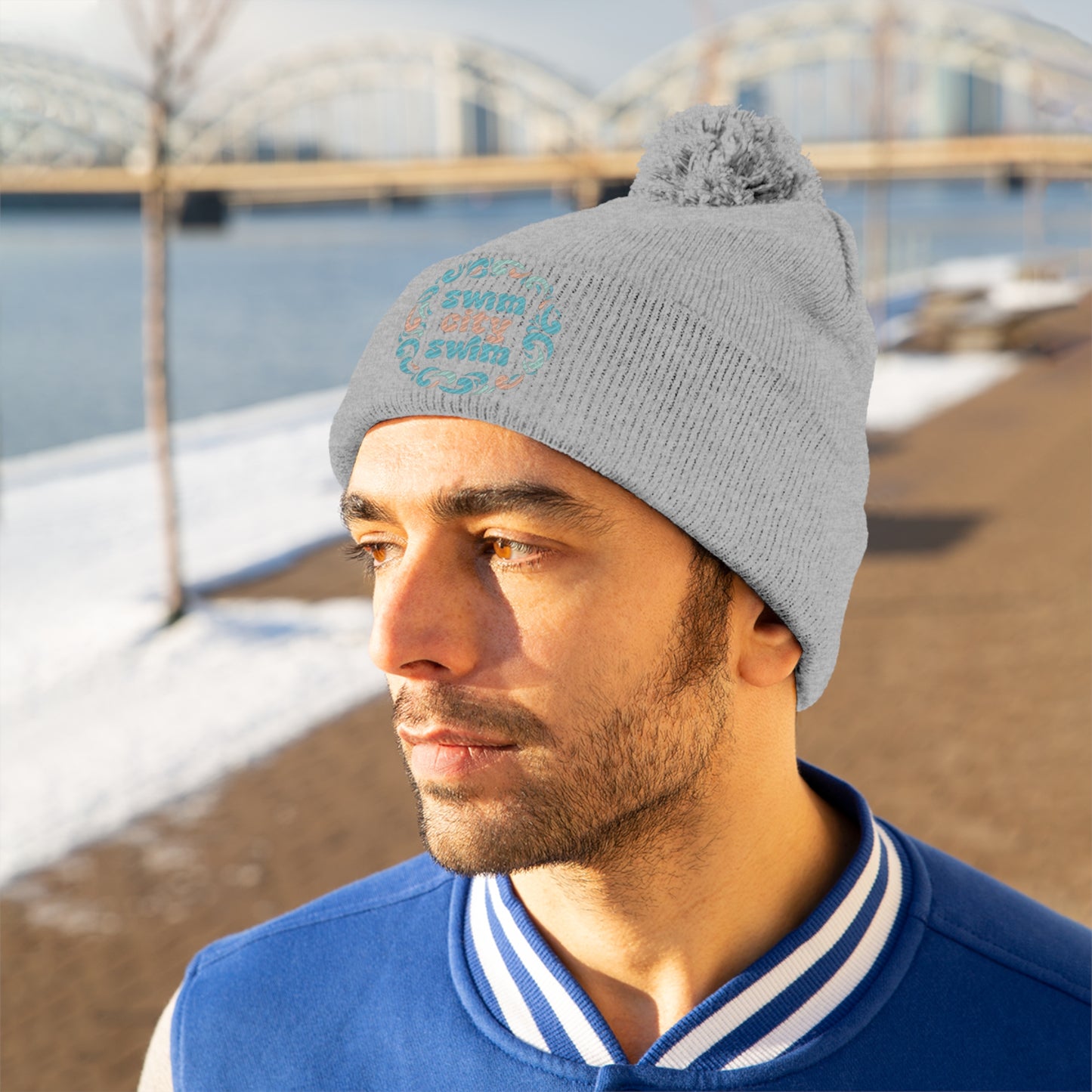 SwimCity Pom Pom Beanie