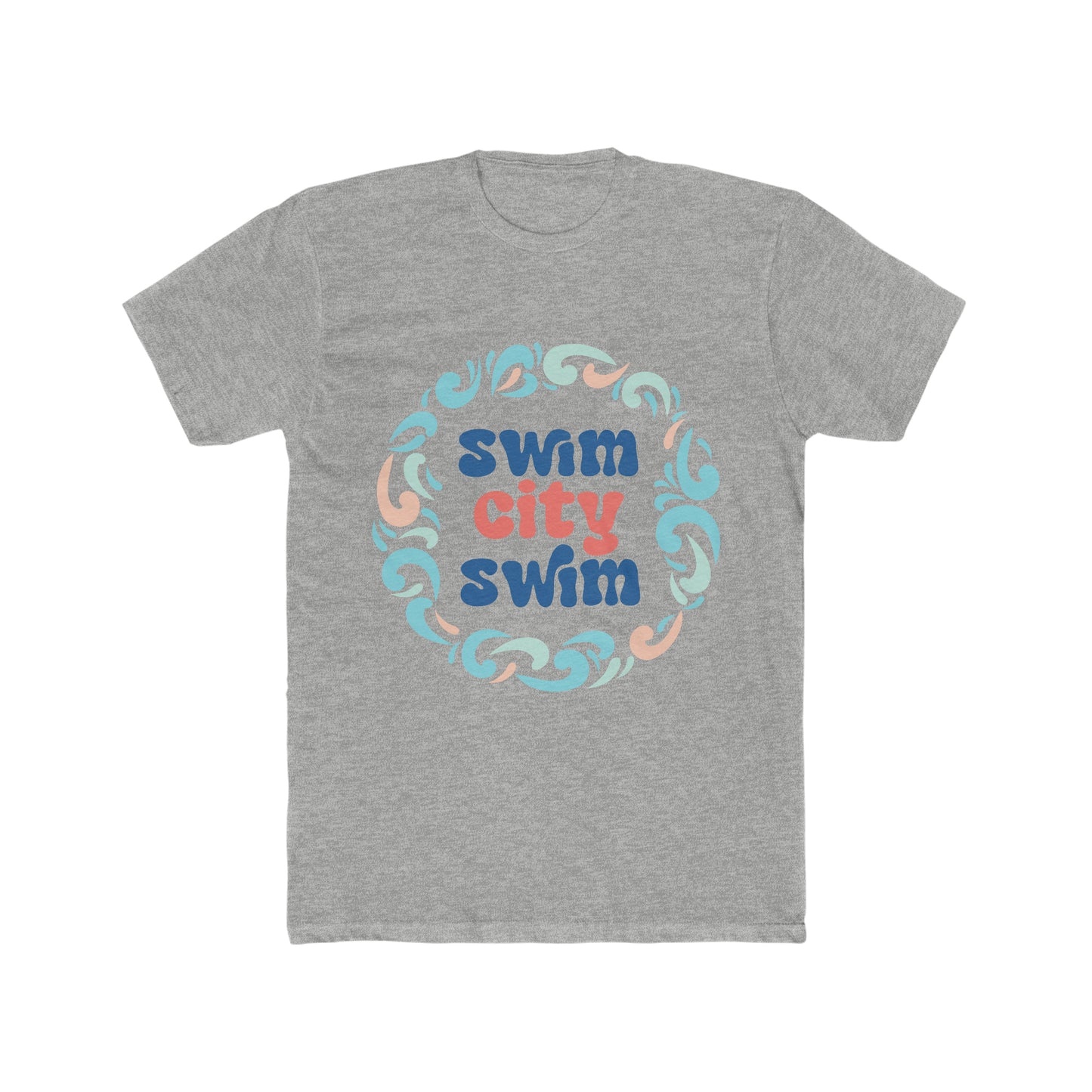 SwimCity Logo Men's Cotton Crew Tee